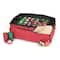Santa&#x27;s Bag 72ct. 3&#x22; Christmas Ornament Storage Box with Side Pockets